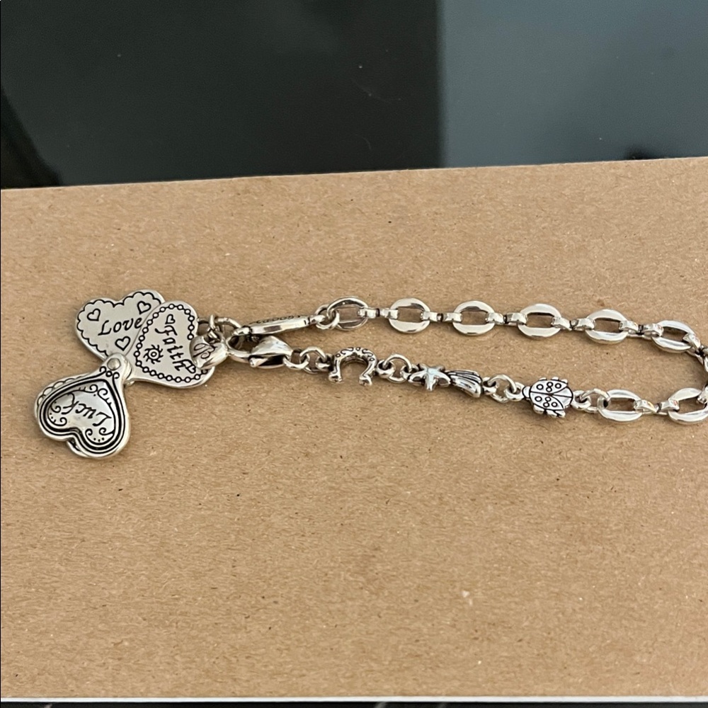 Brighton Lucky Clover Charm Bracelet